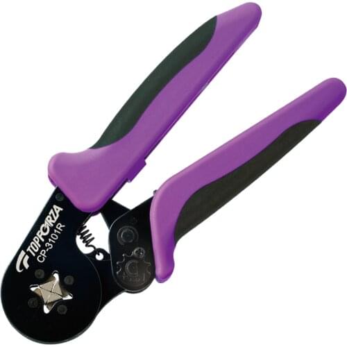 Ratchet Wire Crimper Electrical Square Crimping Pliers Professional European Terminal End-Sleeves Ferrule Crimp Tools