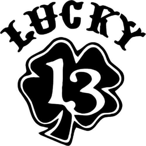 PLAY COOL Lucky 13 Funny Car Sticker Automobiles Motorcycles Exterior Accessories Vinyl Decal for Bmw Audi Ford Honda Toyota Kia