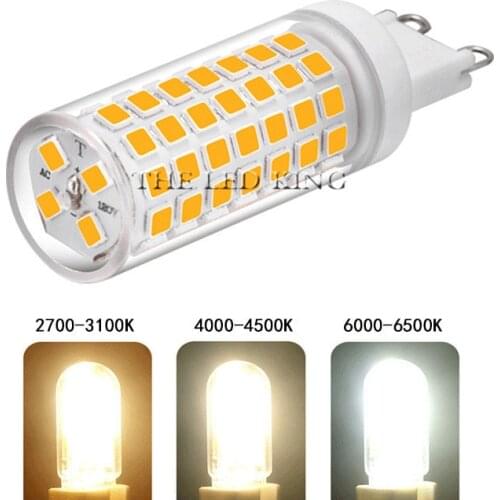 1Pcs G9 LED Lamp No Flicker 220V 2835 SMD LED Light Bulb 5W 7W 9W 12W 15W Super bright Chandelier LED Light replace Halogen Lamp
