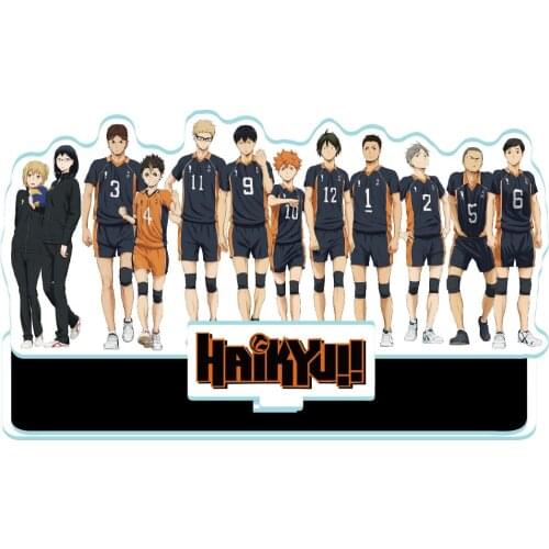 1 Pcs New Anime Haikyuu!! Volleyball Teenagers Acrylic Desk Stand Figure Model Activities Fans Gifts Action Figures Toys Decor