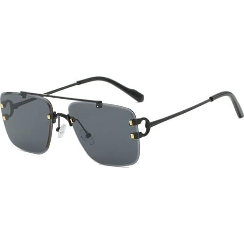 2021 new personality European and American trend glasses fashion retro square sunglasses new frame mens glasses