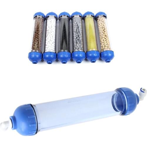 2021 New Water Filter Housing DIY Fill T33 Shell Filter Tube Transparent Reverse Osmosis