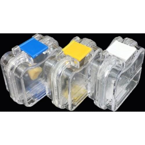 60pcs Dental Retainer Case denture film box Storage Boxes for fake teeth