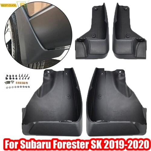 Set Molded Mud Flaps For Subaru Forester SK 2019 2020 Car Mudflaps Splash Guards Fender Mudguards OE# J101SSJ000
