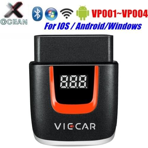 VIECAR Diagnostic V2.2 VP001 VP002 VP003 VP004 WIFI/Bluetooth/Type-c Scanner Elm327 PIC18F25K80 OBD2 Code Reader For IOS/Android