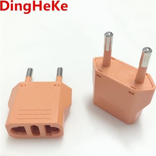 EU European Power Adapter German Japan China US To EU Type C AC Travel Plug Adapter Electrical Converter Charger Outlet Socket