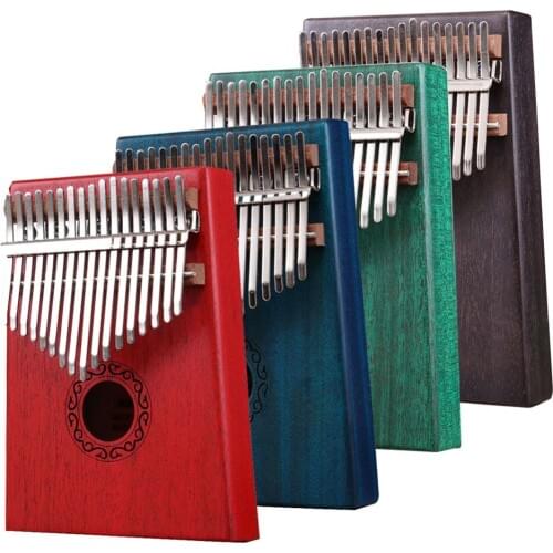 Kalimba 17 Key Kalimba Thumb Piano 17 Mbira Kalimba Instrument Mahogany Wood Kalimba Musical Instrument Percussion Instrument