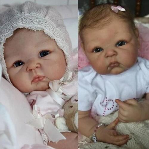 20 Inch Rebirth Dolls Kit 50CM Realistic Human Touching Dolls Parts DIY Freshy Color