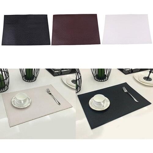 Western Food Insulation Pad Mat Decorative Coffee Coasters Placemat European Style Crocodile Pattern Table Mat