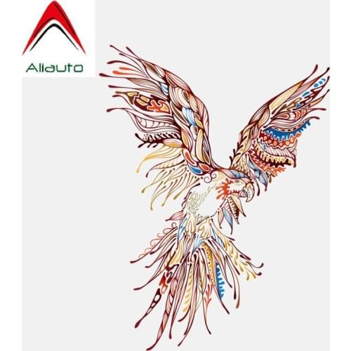 Aliauto Beautiful Colourful Parrot Cartoon Car Sticker PVC Decal for BMW E39 E46 Mercedes Opel Renault Peugeot Mazda ,13cm*17cm