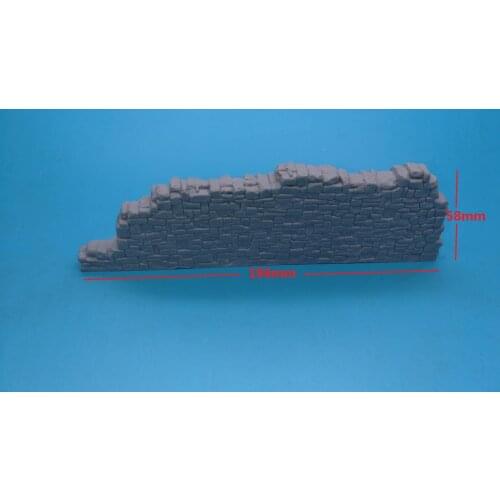 1:35 Scale Die-casting Resin Scene Partial Miniature Platform Wall 35925 Resin Model Unpainted Free Shipping