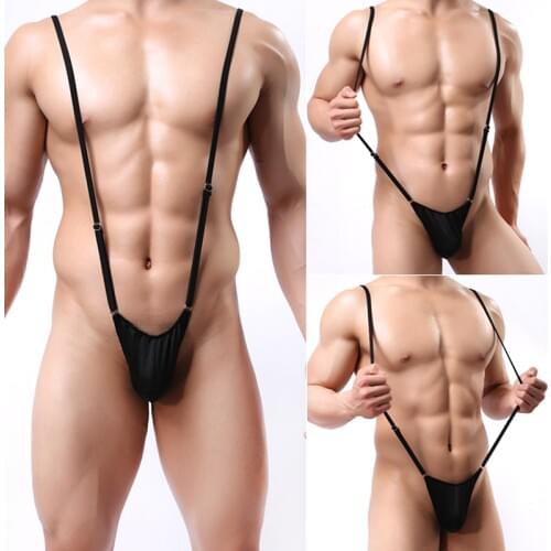 Sexy Mens Strap Underwear Male Thong Men Leotard Thongs Man Body Costume Bodysuit Stage Perform Bandage Lingerie