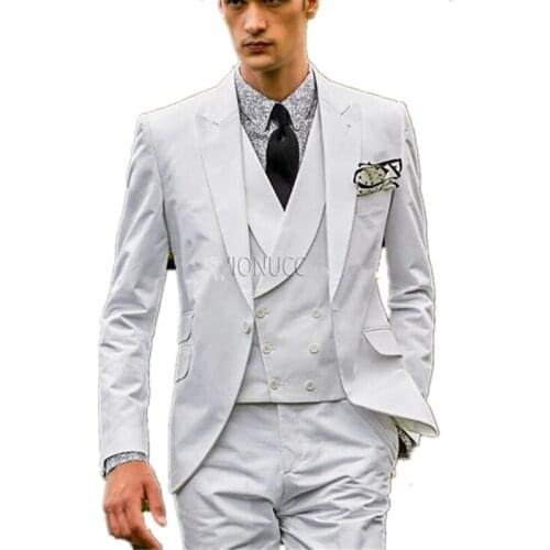 4 Piece (Jacket+Pants+Vest+Tie) 2019 New Best Men Tailcoat Mens Wedding Suits Blazers Slim Fit Prom Groom Tuxedo Formal Suits