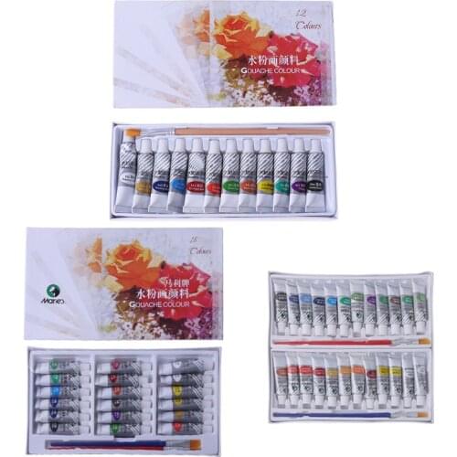 12/18/24 Color Set of Art Watercolor Paint 5ml Tube Rich Vivid Color for student 4X7E