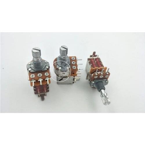 Original new 100% R16100NSP-KQ15A6-A10K single band pull switch potentiometer with mid point handle length 15MM