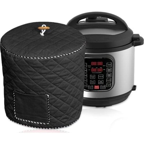 Home Kitchen Dustproof Anti-static Dust Cover Protective Cover with Front Pocket for 56 Qt Instant Pot Pressure Cooker Air Fryer