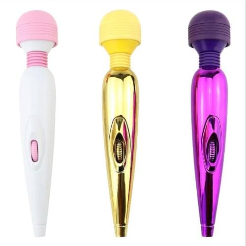 Adjustable Powerful Quiet Magic Massage Wand AV Vibrator for Women USB Charging Sex Toys Vagina Clitoris Stimulator Adult S0015