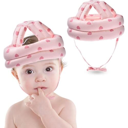 Adjustable Kid Head Protection Pad Baby Anti-collision Protective Hat Baby Walk Sit Safety Helmet Infant Anti-Bump Cap Protector