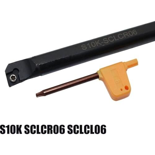 S10K-SCLCR06 / S10K-SCLCL06 Internal Turning Holder,SCLCR SCLCL CNC Indexable Boring Bar,95 Deg Lathe tool for CCMT/CCGT06
