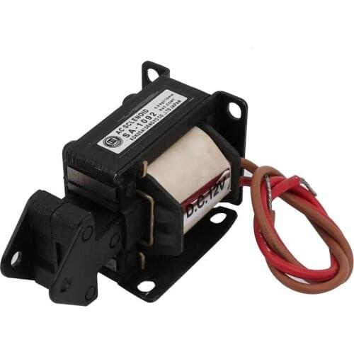 SA-1092 Pull Type AC 110V AC 220V 10mm Stroke 0.6Kg Force Solenoid Electromagnet