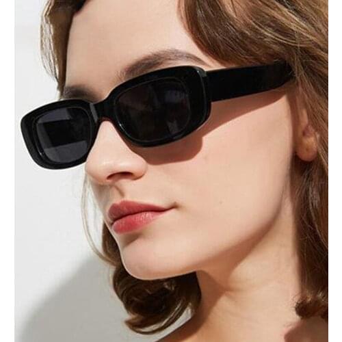 Small Rectangle Sunglasses Women Vintage Brand Designer Square Sun Glasses Shades Female UV400