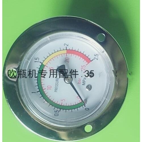 Special parts for pet bottle blowing machine 25 40 bar high and low pressure meter pressure display pressure meter pressure gage