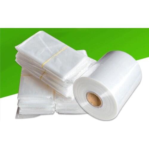 Heat Shrink Bags Clear Membrane Plastic Cosmetic Packaging Bag Plastic Shrinkable Pocket Material High Transparency