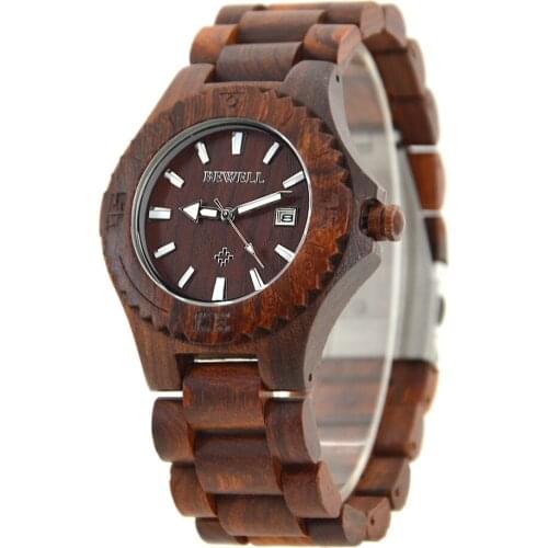 Simple Big Sport Mens Watches Wooden Luxury Top Brand Classical Quartz Wrist Light Watch Clock Gift Dropshipping