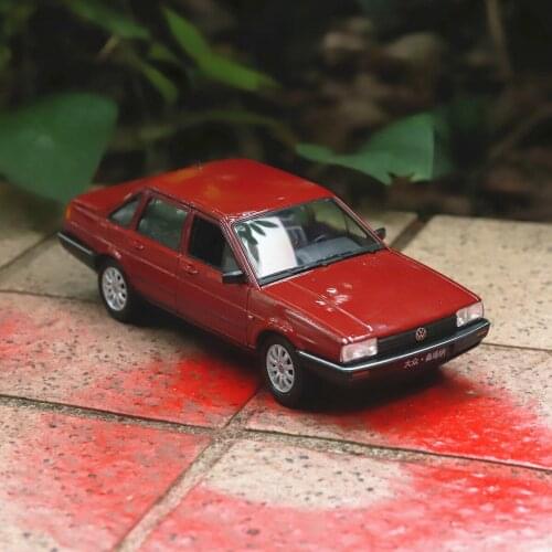 WELLY 1:24 Volkswagen VW SANTANA Alloy Luxury Vehicle Diecast Pull Back Cars Model Toy Collection