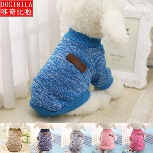 Winter cats and dogs clothes Teddy bear Teddy small dog fleece thickened bib classic sweater pet supplies french bulldog clothes