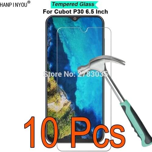 10 Pcs/Lot For Cubot P30 6.3" 9H Hardness 2.5D Ultra-thin Toughened Tempered Glass Film Screen Protector Guard