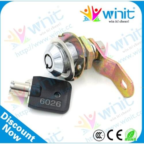 17mm 27mm Zinc Cash Door Tool Box Tubular Metal Cam Lock Mailbox Cabinet Drawer Lock With Cylinder Key Arcade Game Machine Parts