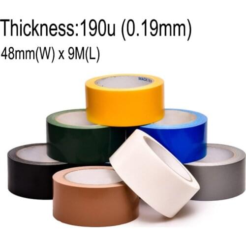 190u 48mmx9M Waterproof Sticky Adhesive Cloth Duct Tape High Viscosity Roll Tape DIY Carpet Floor Repair Stop Leak Sealing Tool