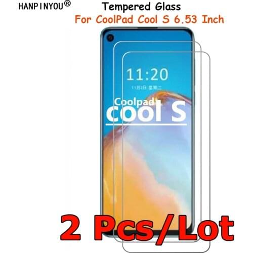 2 Pcs/Lot For CoolPad Cool S 6.53" Tempered Glass Screen Protector Ultra Thin Explosion-proof Protective Film Guard