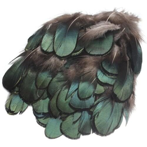 50pcs/lot Natural pheasant feather 5-8cm copper chicken feather home party decoration DIY jewelry apparel accessories plume