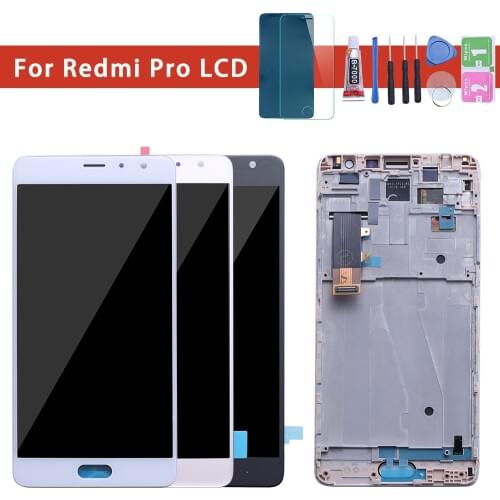 AMOLED 5.5 Original LCD For XIAOMI Redmi Pro Display Touch Screen Digitizer with Frame Replacement for Xiaomi Redmi Pro Display
