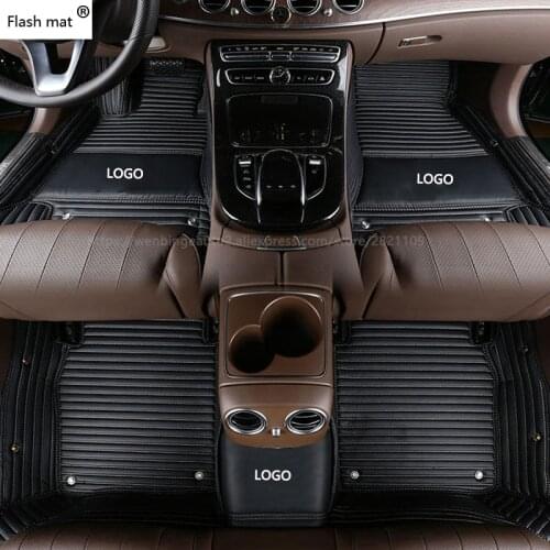 Flash mat Logo car floor mats for LandRover LR2 LR3 LR4 Range Rover Freelander discovery evoque auto accessories advanced mat
