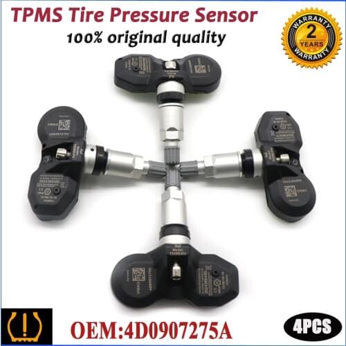 Car TPMS Tire Air Pressure Monitor Sensor System 4D0907275A For Audi A4 A8 Volkswagen Phaeton 315Mhz