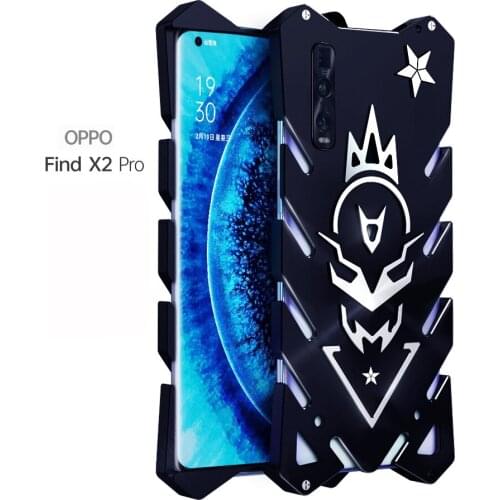 For Oppo Find X2 Pro Zimon Luxury New Thor Heavy Duty Armor Metal Aluminum Phone Case For Oppo Find X2/x2 Pro Case