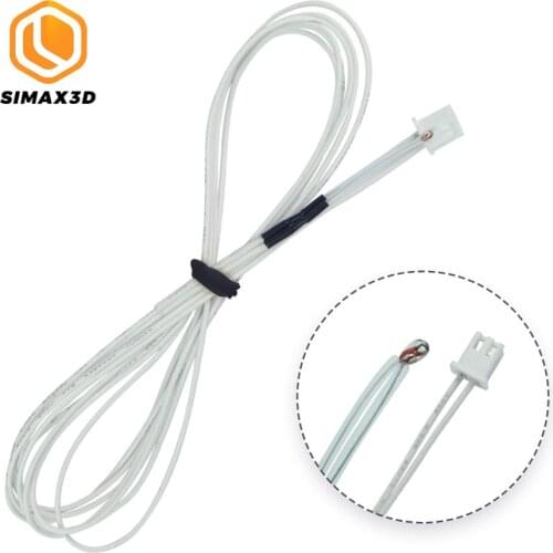 SIMAX3D 100K ohm NTC 3950 Thermistors Temp Sensor with 1M Wire Compatible for CR10S Pro Ender 3 Artillery X1 3D Printer Heatbed