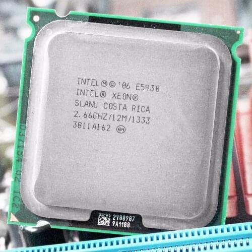INTEL XEON E5430 Processor CPU 771 to 775 (2.660GHz/12MB/1333MHz/Quad Core) LGA775 80 Watt 64 bit work on 775 motherboard