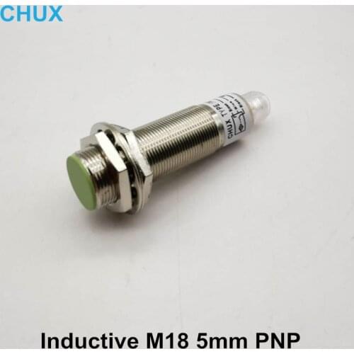 Inductive Proximity Sensor Connector PNP M18 Type flush type without cable CE Half sets 5mm Detection distance Switch