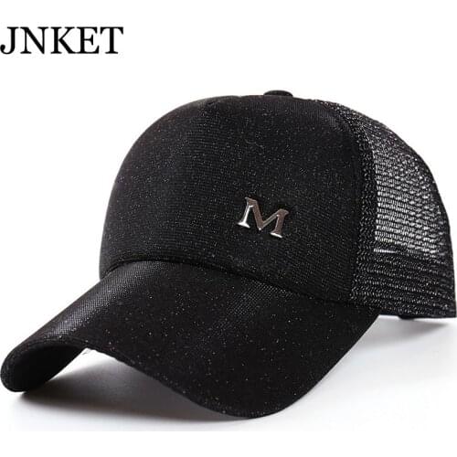JNKET New Gradual Change Colours Summer Hats Men Women Baseball Cap Sunhats Snapbacks Hats Outdoor Sport Cap Mesh Cap Casquette