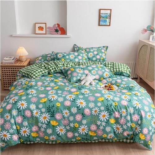 Classic High Quality Flower Bedding Set Fashion Family Duvet Cover Pillowcase
