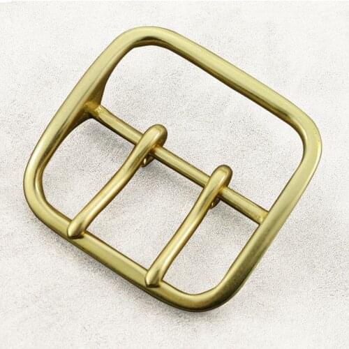 6.1cm Brass Double Tongue Pin Prong DIY Metal Belt Buckle Fits 60MM Straps Super wide Heavy Duty Leather Belt Accessories