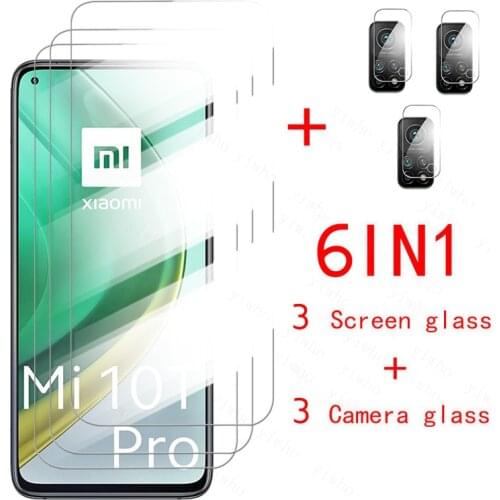Mi 10 T Pro Tempered Glass For Xiaomi 10T Pro 10 t Lite 5G Full Cover Screen Protector Glass For Xiaomi Mi 10T lite Camera Lens