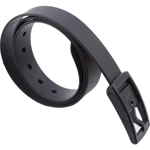 2020 Fashion Silicone Belt for Men and Women Candy Color Apparel Accessories Iron-free Belt Smooth Buckle Adjustable Belts