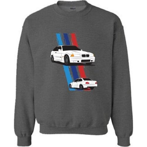 Mens Sweatshirts brand Cars styling homme jersey Casual youth male E36 M3 supercar sportwear gyms men workout pullover tops