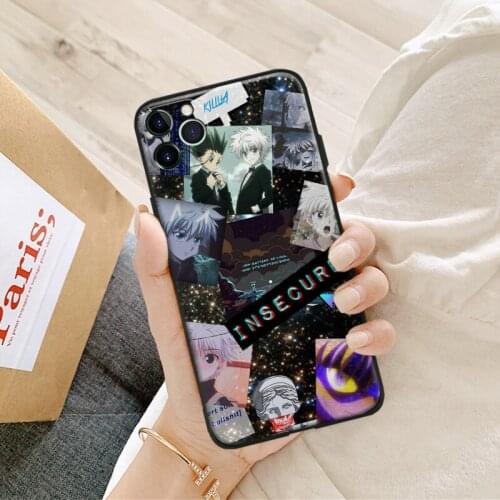 Killua gon Hunter x Hunter aesthetic For iPhone se 6 6s 7 8 plus x xr xs 11 12 mini pro max soft silicone phone case cover shell