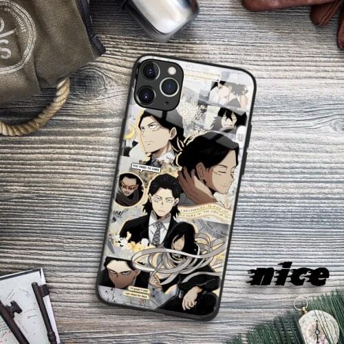 Eraser Head Boku No Hero Academia Glass Soft Silicone Phone Case FOR IPhone SE 6 7 8 Plus X XR XS 11 12 Mini Pro Max Cover Shell